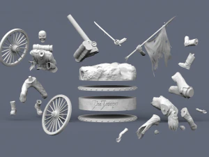 Солдат 3D Принт Модель