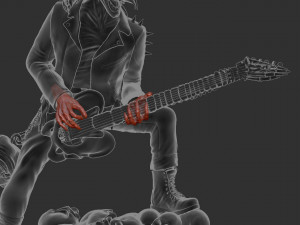 Eddie skull the form of a statuette Modelo de impresión 3D