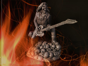 Eddie skull the form of a statuette Modelo de impresión 3D