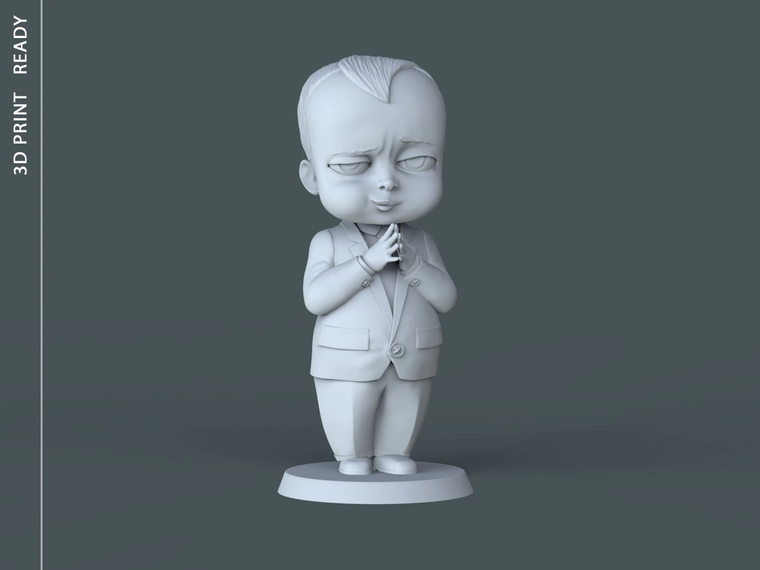 Baby Boss 3d print model 3D Print Model .c4d .max .obj .3ds .fbx .stl .blend 