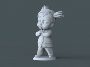 Boss Baby girl 3d print model Modelo de impresión 3D