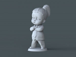 Boss Baby girl 3d print model Modelo de impresión 3D