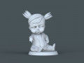 Boss Baby girl02 3d print model 3D Print Models