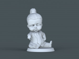 Boss Baby girl02 3d print model Modelo de Impressão 3D