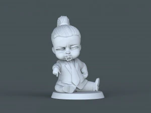 Boss Baby girl02 modelo de impresi&oacute;n en 3D Modelo de impresión 3D
