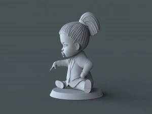 Boss Baby girl02 modelo de impresi&oacute;n en 3D Modelo de impresión 3D