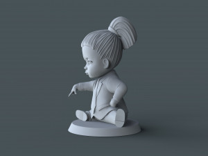 Boss Baby girl02 3d print model Modelo de Impressão 3D
