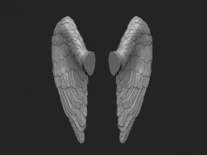 Little angel wings 3D print model 3D Print Model