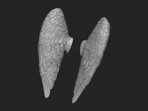 Little angel wings 3D print model 3D Print Model