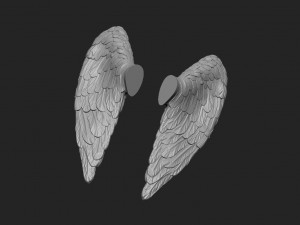 Little angel wings 3D print model 3D Print Model