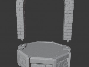 AC DC Hells Bells Legends of Rock whith base 3D print model 3D 打印模型