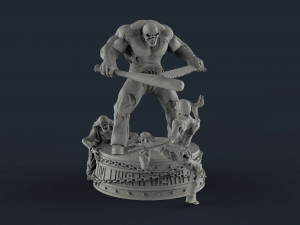 Five Finger Death Punch mascot 3D print model 3D Принт Модель