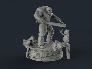 Five Finger Death Punch mascot 3D print model 3D Принт Модель