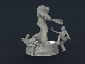 Five Finger Death Punch mascot 3D print model 3D Принт Модель