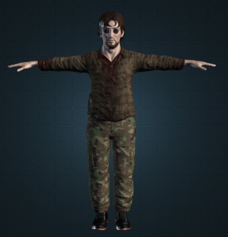 carlos biped 3D 模型 .c4d .max .obj .3ds .fbx .stl .blend 