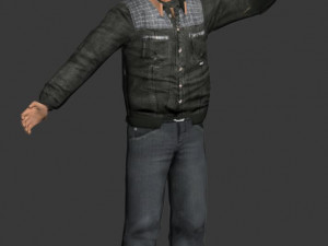 carlos santana biped Modèle 3D