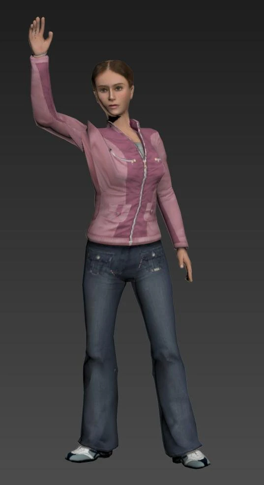 girl00biped 3D Model .c4d .max .obj .3ds .fbx .stl .blend 
