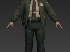 policial bípede Modelo 3D
