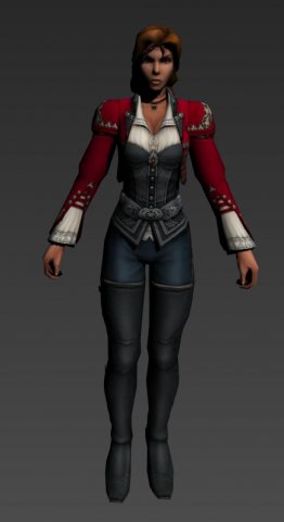 woman antix biped Modelo 3D .c4d .max .obj .3ds .fbx .stl .blend 