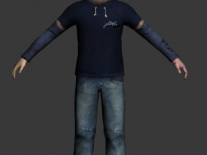 young man s03 Modelo 3D