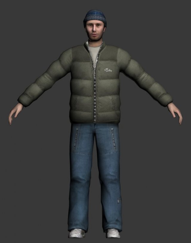 casual 30 Modelo 3D .c4d .max .obj .3ds .fbx .stl .blend 