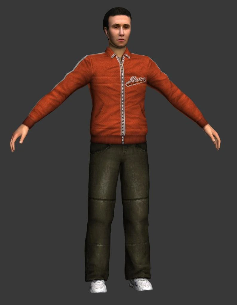 Sportivman07 3D Model .c4d .max .obj .3ds .fbx .stl .blend