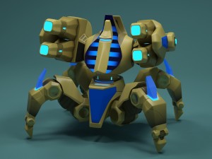 immortal - robot based on starcraft universe Model 3D