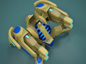immortal - robot based on starcraft universe Modello 3D