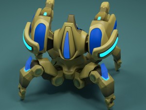 immortal - robot based on starcraft universe Modello 3D