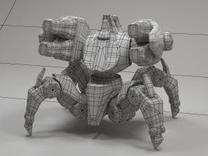 immortal - robot based on starcraft universe Modello 3D