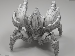 immortal - robot based on starcraft universe Modello 3D