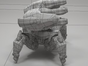 immortal - robot based on starcraft universe Modello 3D