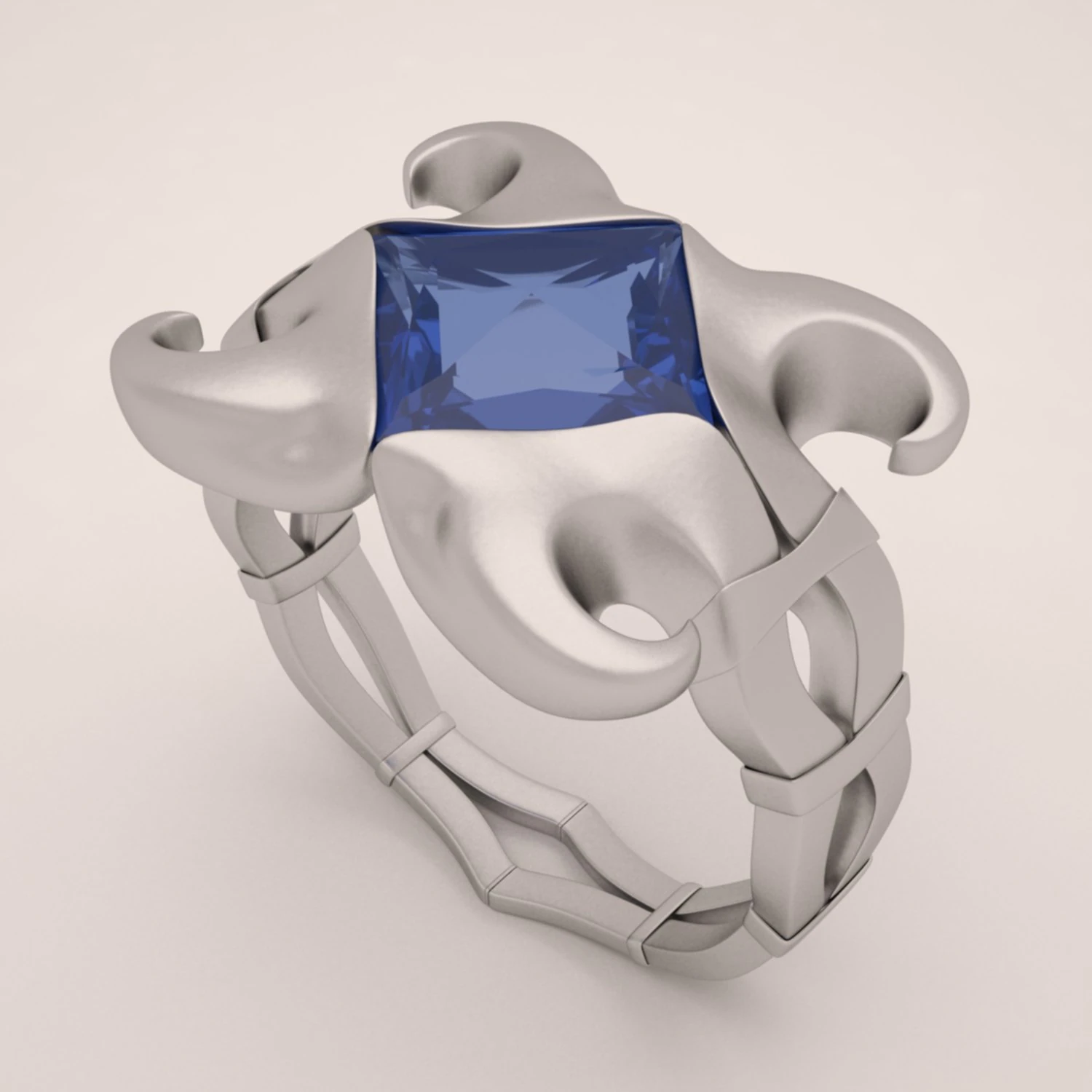 ring - the sea king 3D Model .c4d .max .obj .3ds .fbx .stl .blend 