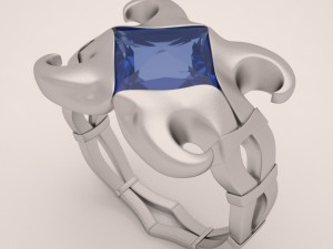 ring - the sea king Modèle 3D