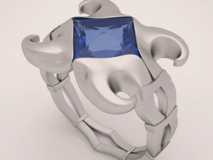 pierścień - król morza Model 3D