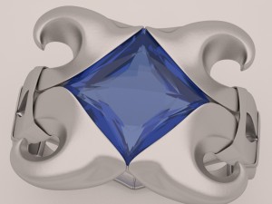 ring - the sea king Model 3D