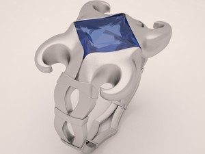 ring - the sea king Model 3D