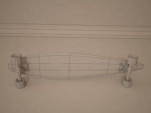 longboard 3D Model