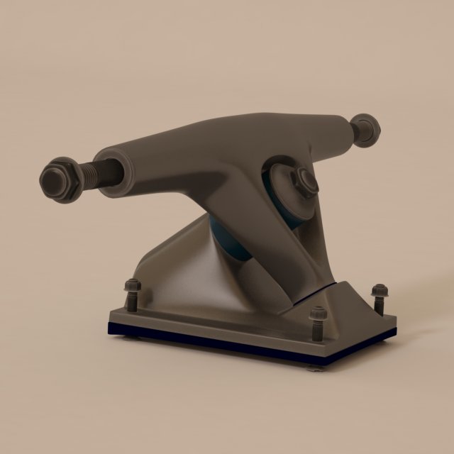 longboard suspension Model 3D .c4d .max .obj .3ds .fbx .stl .blend 