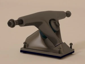 suspens&atilde;o de longboard Modelo 3D