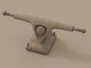longboard suspension Model 3D
