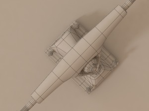 longboard suspension Model 3D