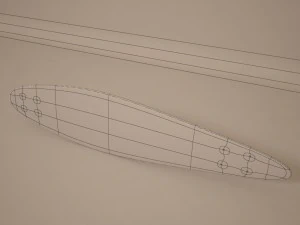 pokład longboardowy Model 3D