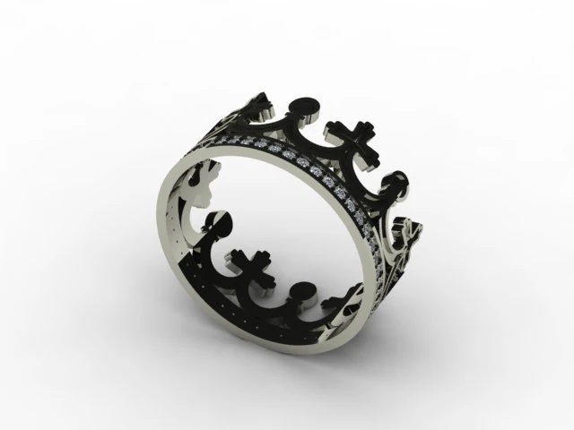 korona ring 3D Print Model .c4d .max .obj .3ds .fbx .stl .blend 