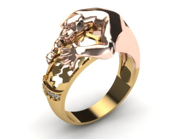 puma ring 3D Print Model .c4d .max .obj .3ds .fbx .stl .blend