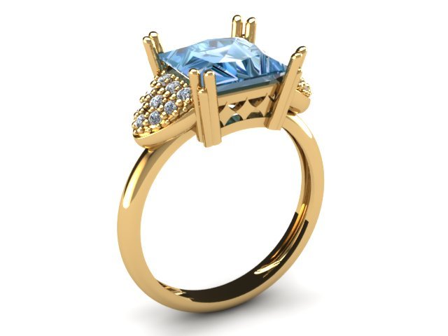 carre ring Modèles 3D en vedette .c4d .max .obj .3ds .fbx .stl .blend 