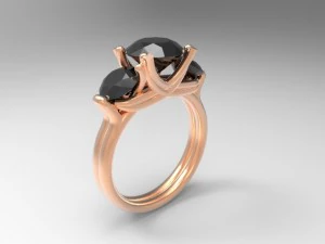 Anello 3sis1round6 Modello di stampa 3D