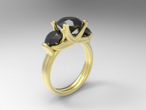 3sis1round6 ring 3D-Druckmodell