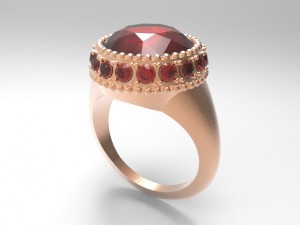 ring 14 3D Print Model