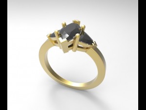 99 marquise ring 3D Print Model